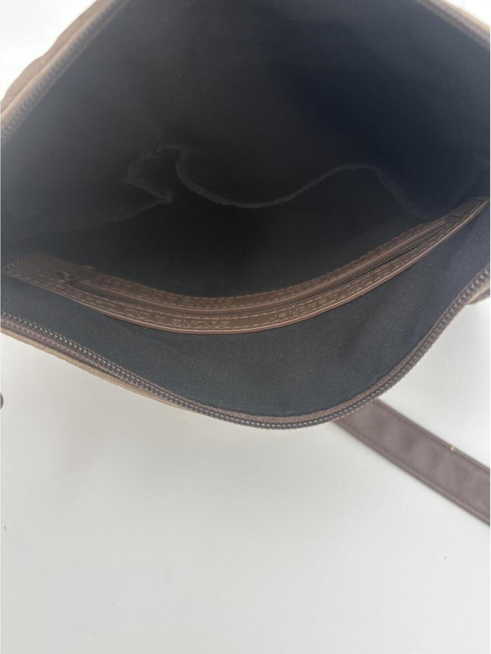 Stone & Co Brown and Taupe Crossbody Messenger Bag with Multiple Zip Pockets - Picture 5 of 8